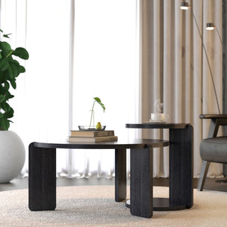 Round Coffee & End Table Set