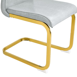 Elegant Design Alligator Skin Upholstered Dining Chairs