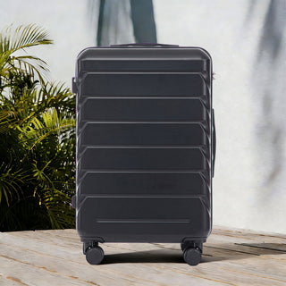 Hard Shell Luggage With Scratch Resistant Surface, 4 Wheels, Combination Lock & Side Hooks