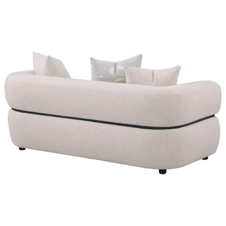 Ramsay - Round Arm Loveseat - Beige