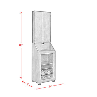 Bone - Dartboard Cabinet Ssg-120405 Cabinet With Dartboard - Dark Brown