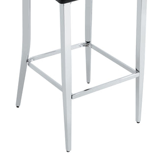 Bar Chairs & Crystal Clasp Design (Set of 2)
