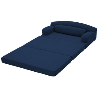 2 Seater Sofa Bed, Compact Foldable Floor Couch