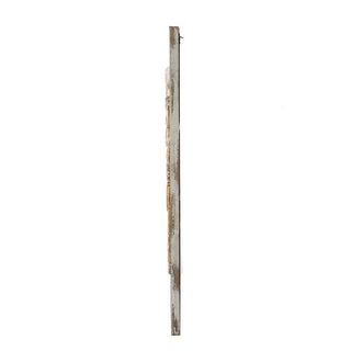 Feather Wing Wall Panels With Distressed, Rectangle Hanging Wall Art (Set of 2) - Multicolor