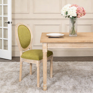 Upholstered With Round Back Dining Chairs (Set of 2)