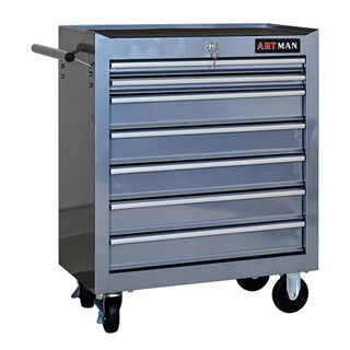 7 Drawers Multifunctional Tool Cart With Wheels