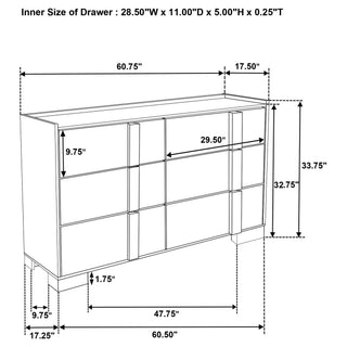 Lincoln - Bedroom Set With LED Headboard