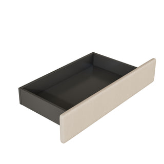 Upholstered Platform Bed With 2 Drawers And 2 Sets Of USB Ports On Each Side, Fabric