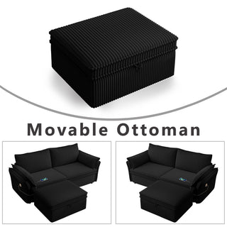 2 In 1 Convertible Sofa Bed, Multi Functional Living Room Furniture