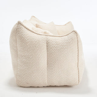 Comfortable Dual Beanbag Chair With High Resilience Foam Core For 2 People
