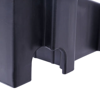 Heavy Duty Plastic 4" High Portable Automotive Curb Ramp For Cars & Wheelchairs Interlocking Design - Black