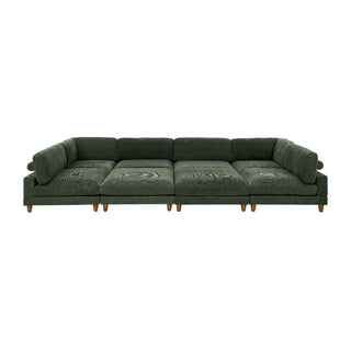 Modern Modular Sectional With Adjustable Back Support