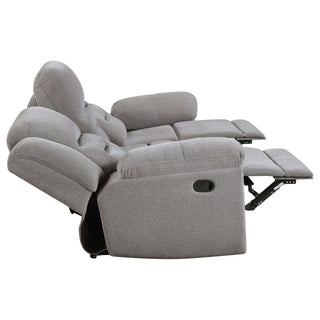 Sebring - Reclining Sofa With Manual Recline - Gray