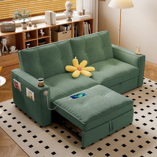 2 In 1 Convertible Sofa Bed For Living Rooms