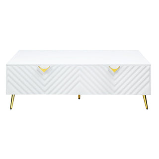 Gaines - High Gloss Coffee Table - White