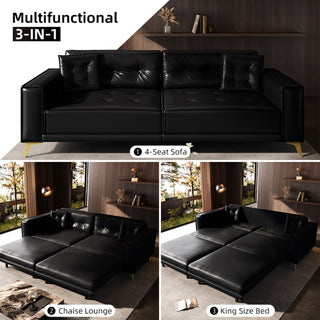 King Size Pull Out Sofa Bed 3 In 1