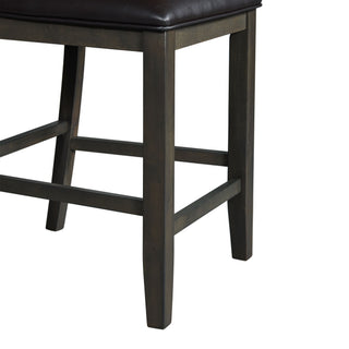 Amherst - Counter Side Chair With PU Cushion (Set of 2) - Gray Finish
