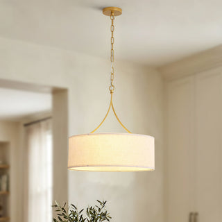 3 Light Drum Pendant Light