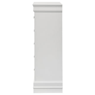 5 Drawer Bedroom Chest - White
