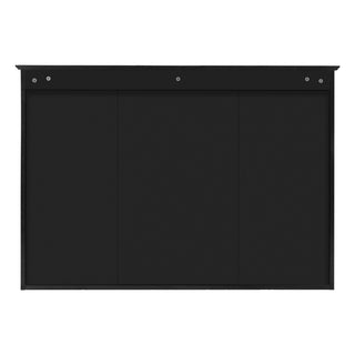Modern Wall Mounted Mirror Medicine Cabinet With Open Shelves, Adjustable Interior, Storage Over Toilet