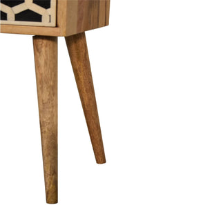 Inlay Bone Inlay Drawer Nightstand