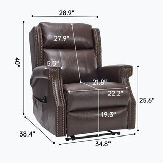 Manual Recliner Chair  With Heavy Duty Motion Mechanism, 8 Vibrating Nodes And 3 Massage Modes For Living Room