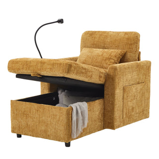 Multifunctional Recliner Sofa With Storage And Phone Bracket