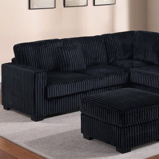 Modern Sectional Set With Cocktail Ottoman