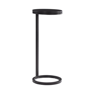 Yancey - Round Accent Table - Antique Bronze