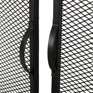 Samantha - Iron Fireplace Screen 2 Door Design