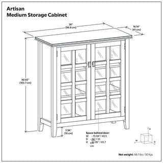 Artisan - Handcrafted Medium Storage Cabinet