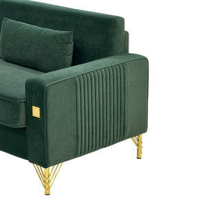 2 Pieces Sofa Sofa Set With Removable Cushions For Home Apartment