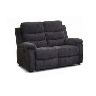 2 Piece Reclining Sofa Set, 3 Seat Sofa & 2 Seat Loveseat, 150° Recline - Dark Gray