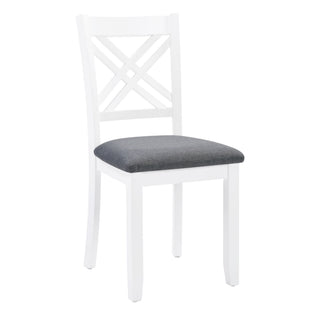 Kitchen Dining Set, Rectangular Dining Table & Upholstered Chairs