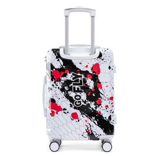 Luggage With Combination Lock, Lightweight Carry-On Suitcase