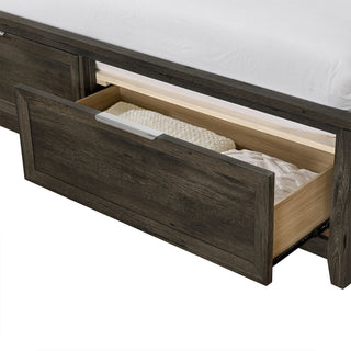 Melissa - 5 Piece Storage Bedroom Set With Padded Headboard