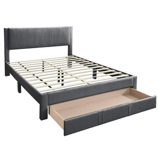 Contemporary Bed & Storage Drawer