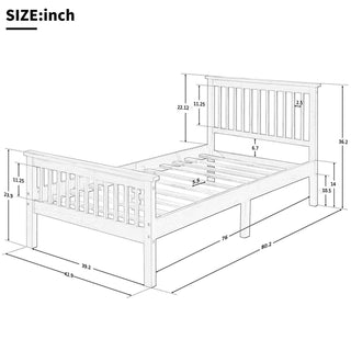 Platform Bed With Headboard And Footboard