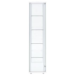 Hyacinth - 4 Shelf Curio Cabinet