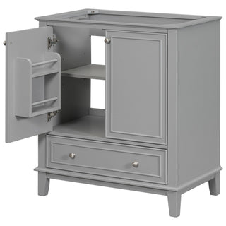Modern Bathroom Vanity Base Only With Doors And Drawer