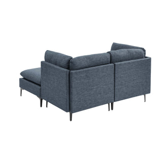 Upholstered Modular Sectional & Tall Legs