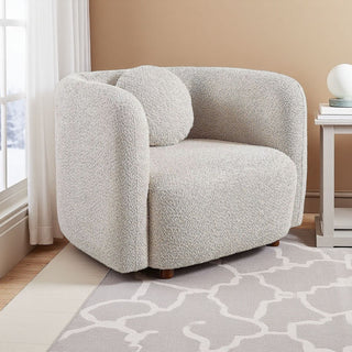 Japandi Style Accent Square Chair