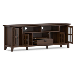 Artisan - TV Media Stand - Natural Aged Brown