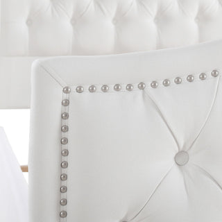 Marcella - Upholstered Shelter Headboard Bed Set