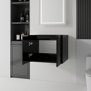 Floating Bathroom Vanity Cabinet With Soft Close Double Doors, Spacious Interior Storage, Wall Mounted, Cabinet Only