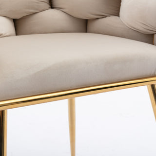 Luxury Modern Simple Leisure Single Sofa Chair Bedroom Lazy Person Household Dresser Stool Manicure Table Back Chair