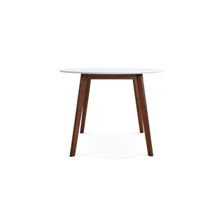 Dining Table - Brown / White