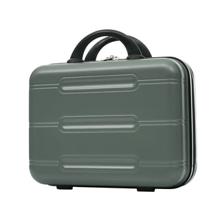 6 Piece Lightweight Hardshell Luggage Set With Double Spinner Wheels, Password Lock