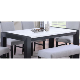 Dining Table - Charcoal / White / Charcoal
