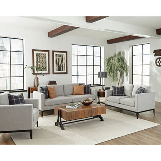 Montauk - Upholstered Sofa With Reversible Cushions - Light Gray